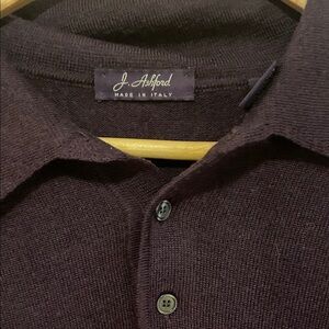 John Ashford Men's Polo in Deep Plum